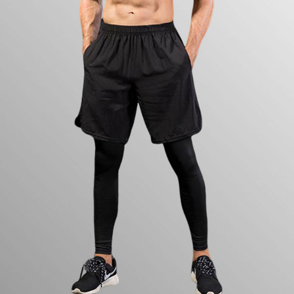 Kit pantaloni a compressione termica + pantaloncini Peak Fit